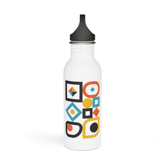 Lively Shapes - Stainless Steel Water Bottle