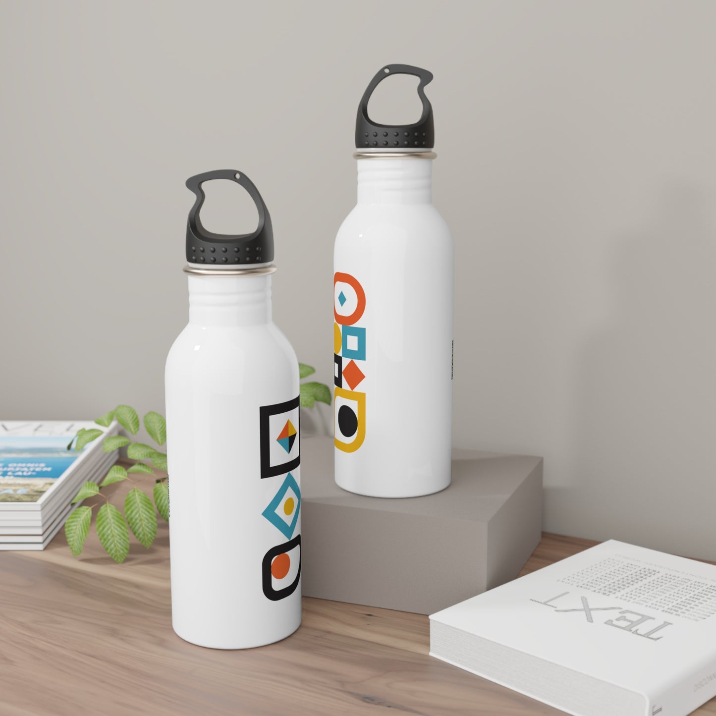 Lively Shapes - Stainless Steel Water Bottle